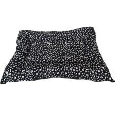 Cama Colchonete Pet ou Cat Preto 80x60cm Tamanho M - SB
