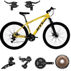 Bicicleta GTI Roma Aro 29 21 Velocidades Aluminio 6061 C/ Kit Shimano,