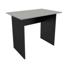 Mesa De Escritório New City Retangular 90 cm Preto & Cinza - GW