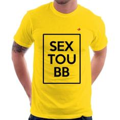 Camiseta Sextou BB - Foca na Moda, Amarelo, G