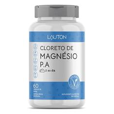 Cloreto De Magnésio 500mg Vegan 60 Capsulas | Lauton Nutrition