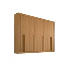 Guarda Roupa Casal 8 Portas 8 Gavetas Daymont Ripado-cinamomo Móveis D'doro