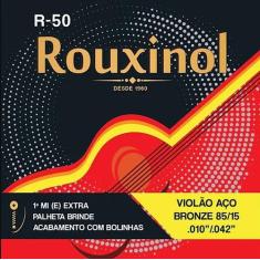 Encordoamento Violão Aço .010 Rouxinol R50
