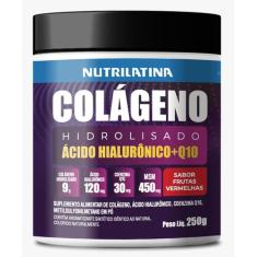COLÁGENO HIDROLISADO FRUTAS VERMELHAS Nutrilatina  250g
