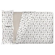 Jogo De Cama Queen Size 180 Fios Fiori - Borboleta (7380)