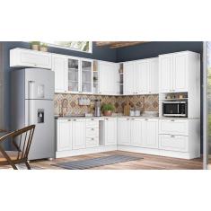 Cozinha Modulada Americana com 15 Peças Branco HP - Henn