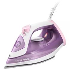 Ferro de Passar a Vapor Philips Walita 3000 Series Spray Base Cerâmica Rosa