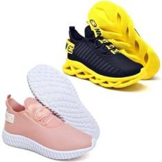 Kit 2 Tênis Feminino Evoltenn Easy Modelos Diferentes-Feminino