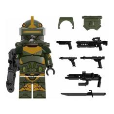 Boneco 3291St Forest Clone Trooper Blocos Montar Star Wars