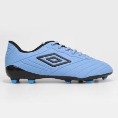 Chuteira Campo Umbro Tocco Iii Club Masculina, Preto, Rosa, 44