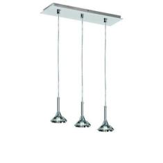 Pendente Cristal 3 Lâmpadas JD Molina