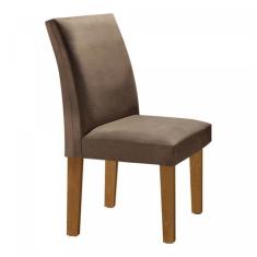 Kit 2 Cadeiras Estofadas Espanha Espresso Móveis