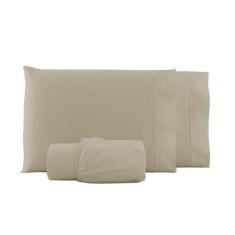 Jogo de Lençol King Size em Percal 400 Fios Sorrento Algodão - 03 Peça