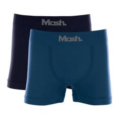 Kit 2 Peças Cueca Mash Boxer Sem Costura Microfibra