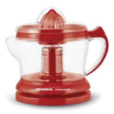 Espremedor Mondial 1,25L com Dupla Rotação e Acionamento Automático Premium E-23 Vermelho 127V