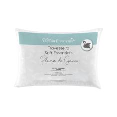 Kit 2 Travesseiro Soft Essentials Pluma De Ganso 1000 Gramas - Bia Enx
