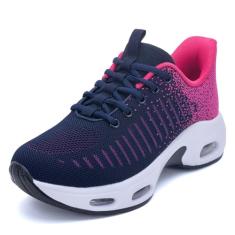 MAYKX Tênis feminino Air Slip on para caminhada, mãos livres, confortável, tênis de corrida, academia, atlético, treino, corrida EUA 6-11, Rosered, 35