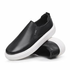 Tênis Slip On Masculino Casual Linha Conforto-Masculino