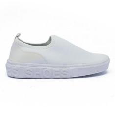 Tenis Feminino Shoes Calce Facil Academia Slip-on Leve Confortável-Feminino