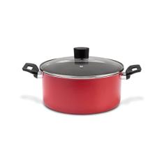 Caçarola com Tampa Brinox Ø22cm 3,4L Vermelho Garlic