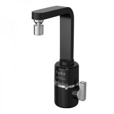 Torneira Elétrica Slim 4t De Parede Preta Hydra