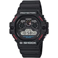 Relógio CASIO G-SHOCK masculino digital preto DW-5900-1DR