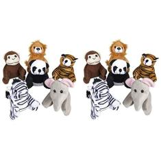 Adventure Planet 5 polegadas Zoo Animal Plush (Pacote a granel de 12 peças)