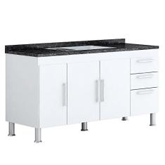 GABINETE DESMONTADO GÊMEOS 1,5M (Branco)