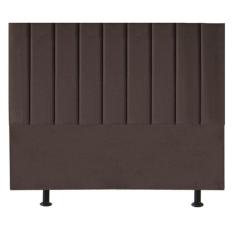 Cabeceira Cama Box King Size Estofada 195 cm Carla Suede