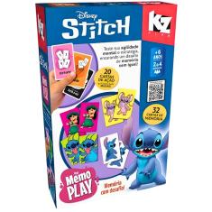 Jogo Da Memoria Memo Play Disney Stitch Elka
