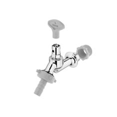 Torneira para Jardim Angular de Parede Acionamento Restrito Docol 1122 1/2'' Cromado