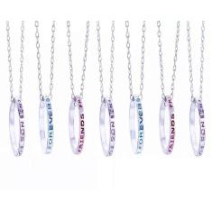 Colares Eternas Amigas Amizade Folheado A Prata - 7 Pçs - Milena Folhe