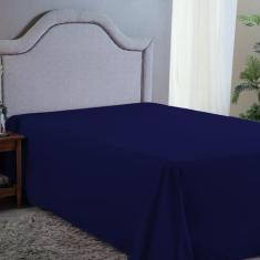 Lençol Cama King 400 Fios Acetinado e Aveludado sem Elástico Toque Mac