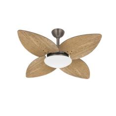 Ventilador De Teto Winds Bronze 4 Pás Silencioso Ventax 220V, 220V