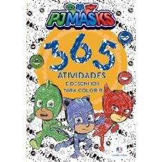 Livro - PJ Masks - 365 atividades e desenhos para colorir