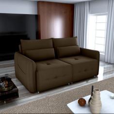 Sofá Cama Retrátil 3 Lugares 205cm Veludo Celine - Matrix