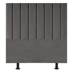 Cabeceira Estofada de Cama Casal Box 140 cm Karla material sintético -