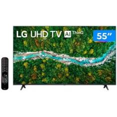 Smart TV LG 55' 4K UHD 55UP7750 WiFi Bluetooth HDR Inteligência Artificial ThinQ Smart Magic Google