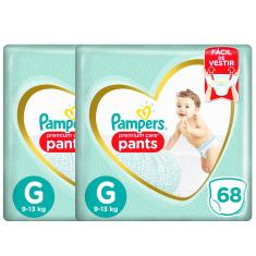 Fralda Pampers Pants Premium Care G - 136 Unidades