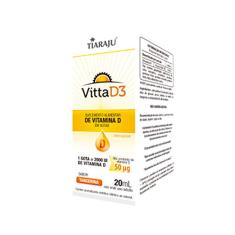 Vitamina D3 em Gotas 2000 UI Tangerina - 20 ml - Tiaraju