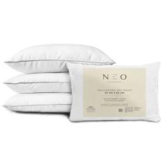 Travesseiro Neo Prime 233 Fios, Camesa, Branco, 50x70 cm