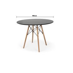 Mesa de Jantar Redonda Eames Eiffel 90cm PRETA
