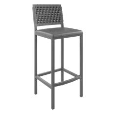 Banqueta Metálica em Corda Náutica - Madri - Paonanda Decor