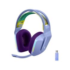 Headset Gamer Logitech G733 PC MAC PS4 sem Fio 7.1 - USB Lilás, Lilás