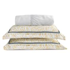 Jogo de Lençol Queen Percal 400 Fios Acetinados 03 Pç - SAFIRA ENXOVAI