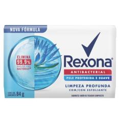 Sabonete em Barra Rexona Antibacterial Limpeza Profunda Elimina 99% da