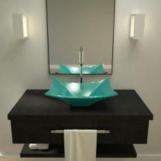 Cuba de Apoio para Banheiro L38 Lux Retangular Folha Compace