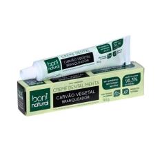 Creme Dental Boni Natural Menta e Carvao Vegetal 90g