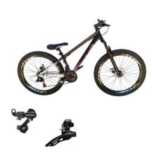 Bicicleta Vikingx Aro 26 Tuff 44 Aluminio Cambio Shimano Traseiro Dian