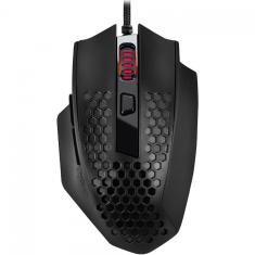 Mouse Gamer Redragon Bomber 12400 DPI 6 Botões Pixar PMW3327 - Preto